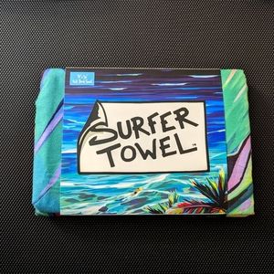 'PALM SHADOWS' by Christie Shinn Surfer Towel